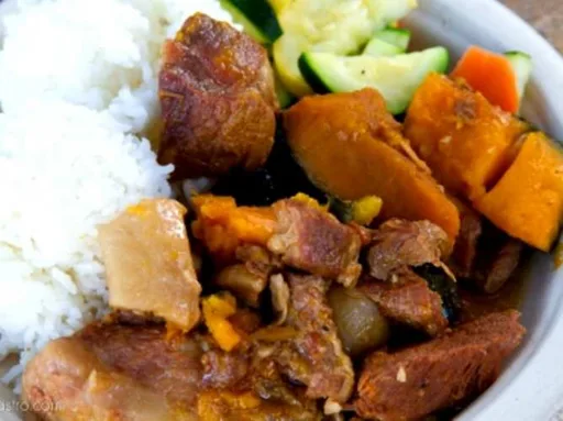 Cerdo con calabaza