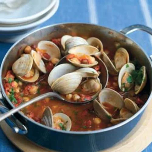 Portuguese Bean Stew with Clams