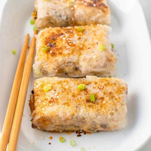 Dumplings de papel de arroz