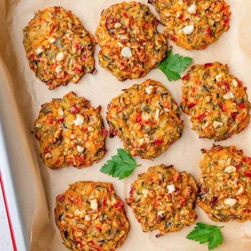 Vegetable Fritters (Baked Not Fried)