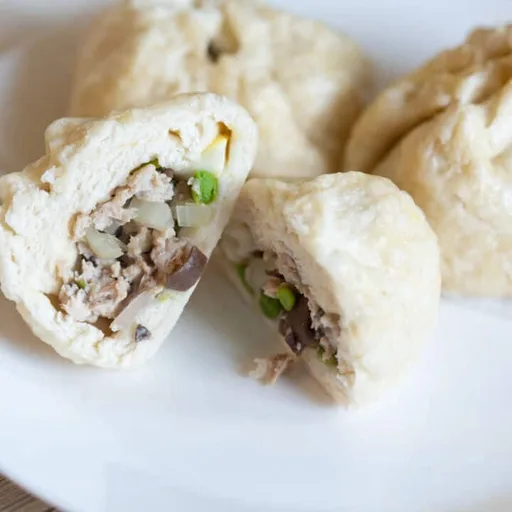 Authentic Vietnamese Banh Bao - Steamed Pork Buns