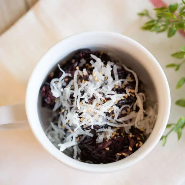 Authentic Thai Black Sticky Rice