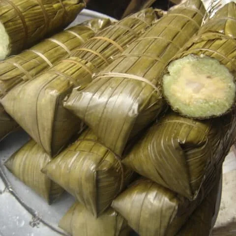 Vietnamese Banh Tet Recipe - Sticky Rice Cake