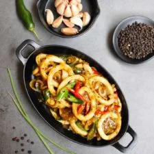 Cumi Saus Lada Hitam: Squid in Black Pepper Sauce