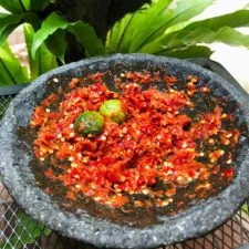Sambal Terasi: Sambal with Roasted Shrimp Paste