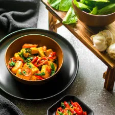 Tahu Goreng Saus Tiram: Fried Tofu with Oyster Sauce