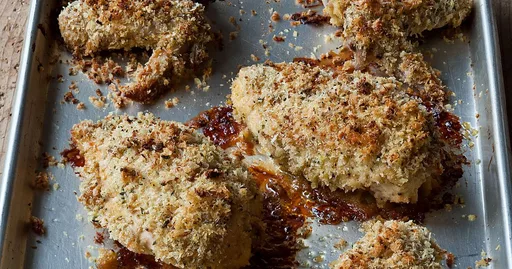 Crispy Mustard-Roasted Chicken | Recipes