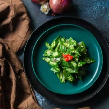 Tumis Okra: Stir-fried Ladies' Fingers (Vegan)