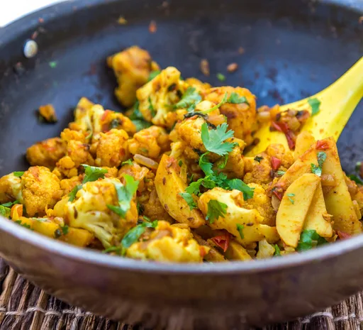 Authentic Aloo Gobi - Potatoes & Cauliflower