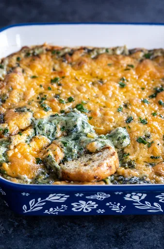 Baked Spinach Corn Dip