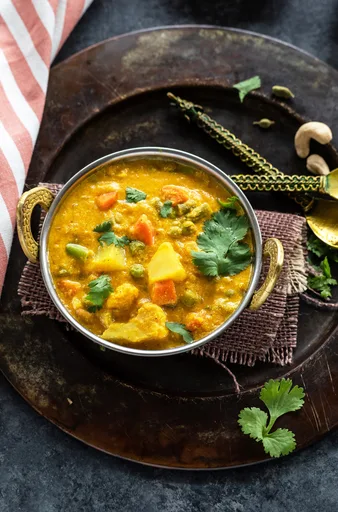 Homemade Vegetable Kurma (South Indian-Style)