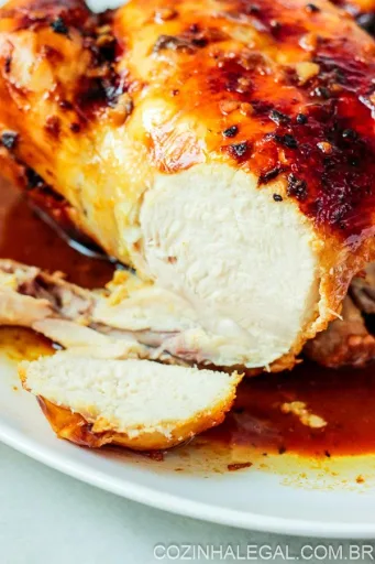 Pollo asado al horno jugoso