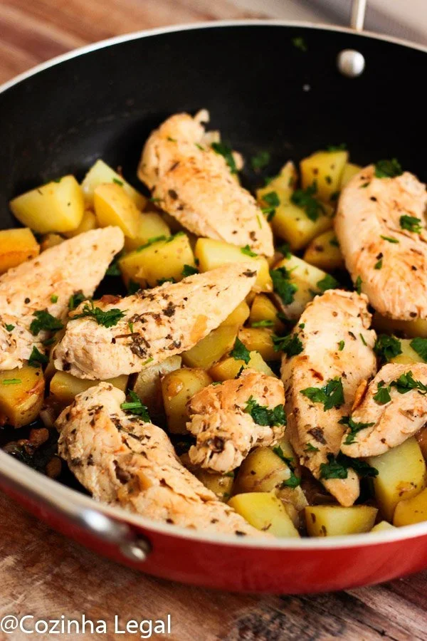 Filezinho de frango com batata fácil