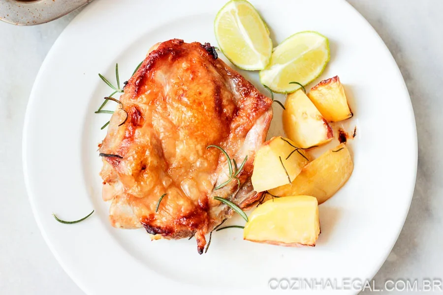 Frango Assado com Batata Fácil