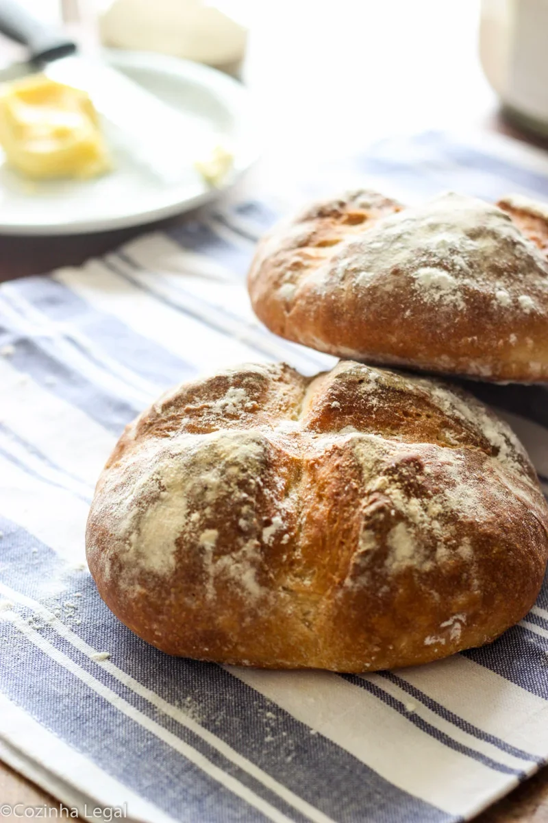 Pão italiano caseiro