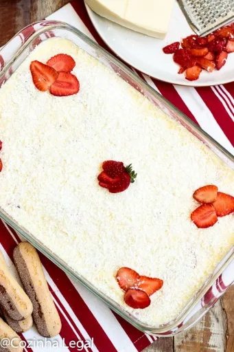 Pavé de fresa sencillo
