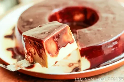 Pudim de leite ninho com Nutella fácil