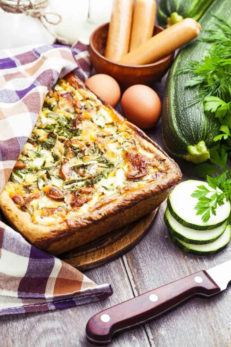 Torta de Salsicha de Liquidificador