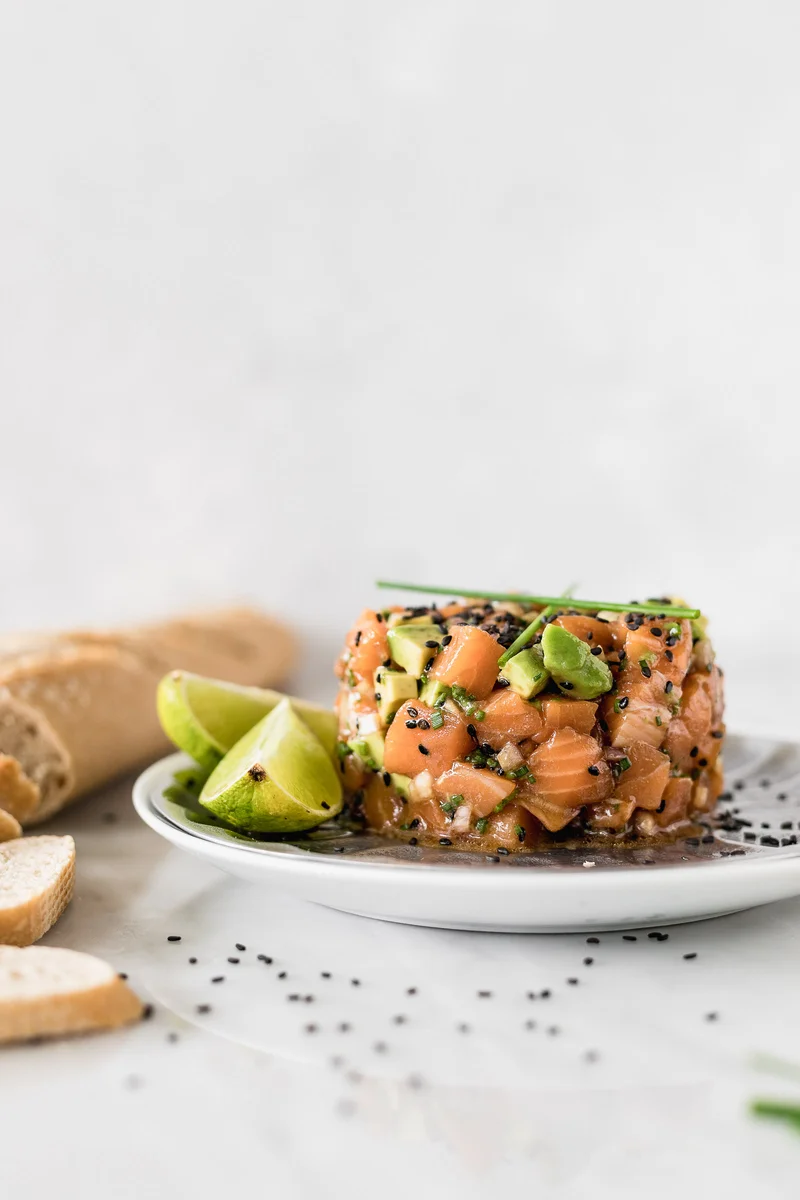 Asian Flavours Salmon Tartare