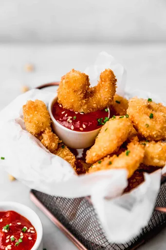 Panko and Peanut Crusted Shrimp