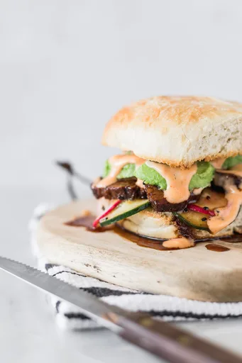 Sándwich de solomillo de cerdo