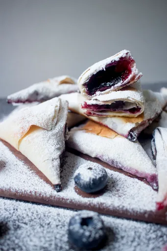 Raspberry and Blueberry Turnovers