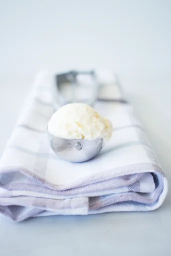 Helado de vainilla en rama (sin máquina de helados)