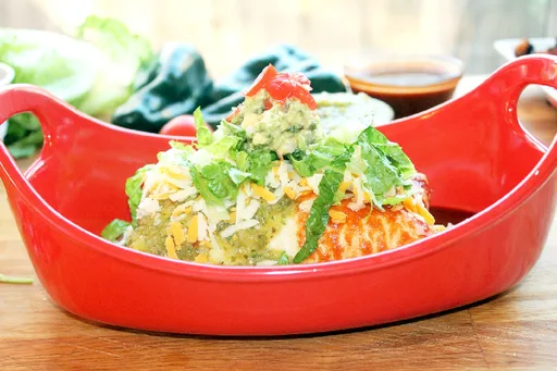 Mexican Christmas Chicken Burrito