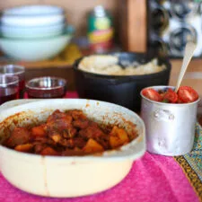 Estofado de ternera y tomate
