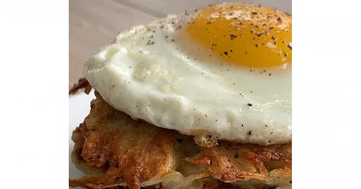 Potato Pancakes with Fried Eggs | Recipes