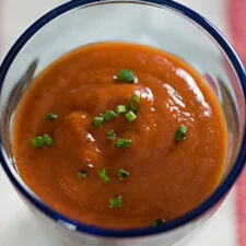 Chilled Tomato and Fresh Ginger Soup