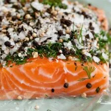 Gravadlax with Honey-Mustard Sauce