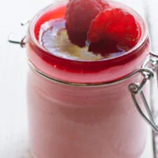 Raspberry Mousse Pots