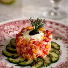 Ensalada Tartar de Salmón Ahumado