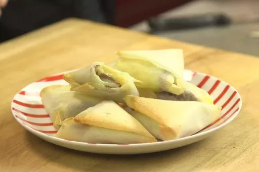 Samossas façon raclette