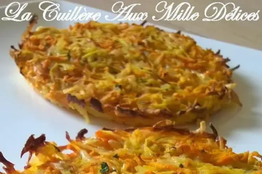 Galette de pommes de terre et carottes