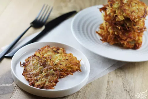 Tortitas de patata alsacianas (Grumbeerekiechle)