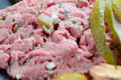 Filet américain (tartare de bœuf belge)