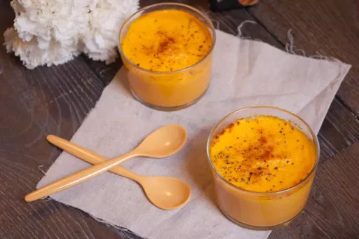 Flanes de zanahoria y parmesano