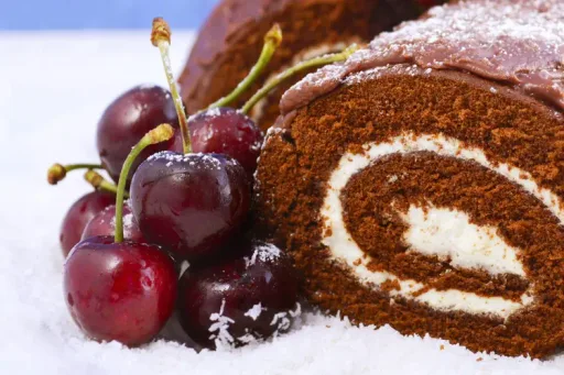 Bûche forêt noire : la recette facile
