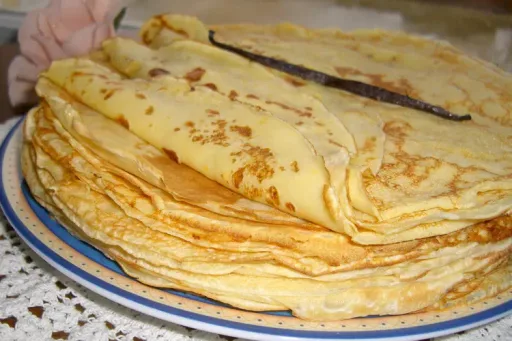 Crêpes à la vanille