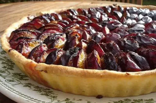 Tarte aux quetsches alsacienne