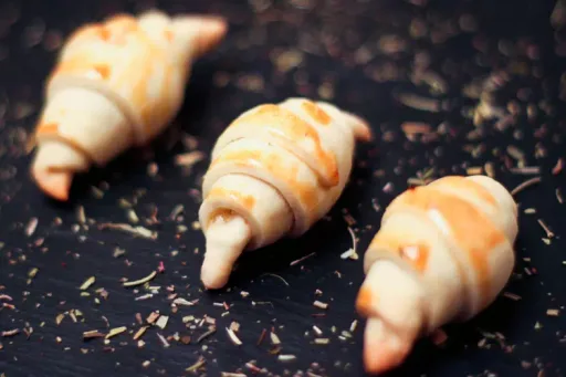 Mini croissants au saumon