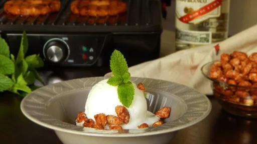 Ananá Grillada con Helado