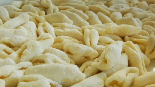 Cavatelli, pasta casera a mano