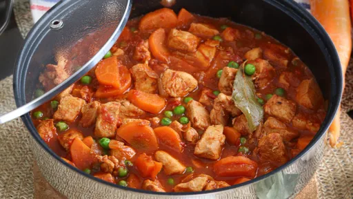 Estofado de Pollo, receta rápida y muy fácil