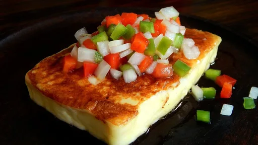 Halloumi con Salsa Criolla