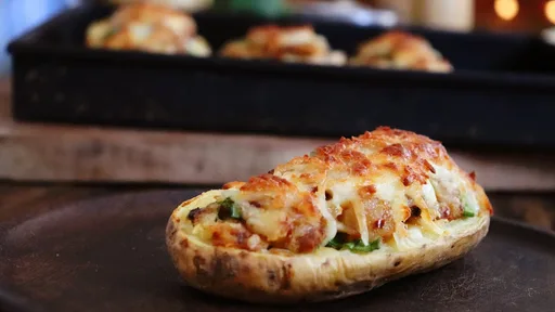 Papas Rellenas con Chorizo