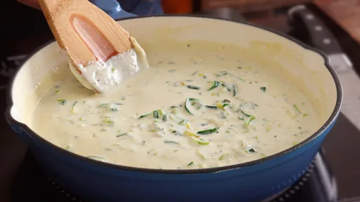 Salsa Crema de Puerro y Roquefort
