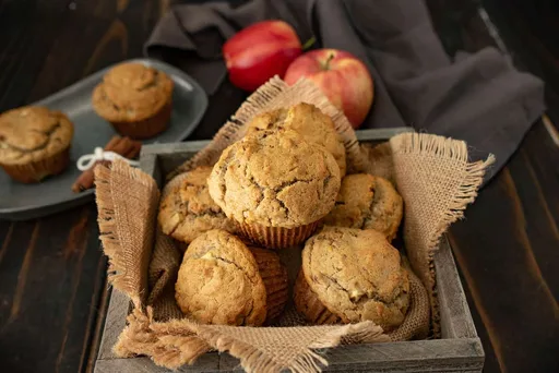 Apple Pie Pecan Muffins